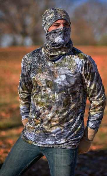 Camo sales hooded gaiter