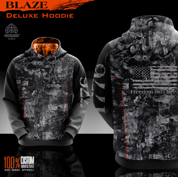 Camomoth® Blaze Deluxe Hoodie - Unisex
