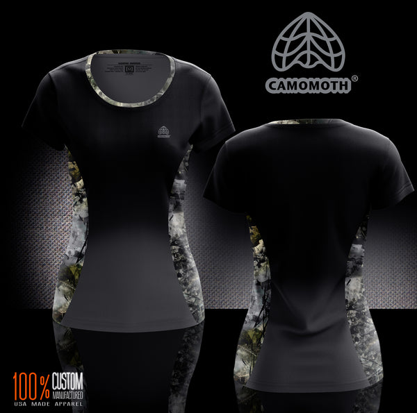 Ladies Camomoth® Short Sleeve Fade to Short