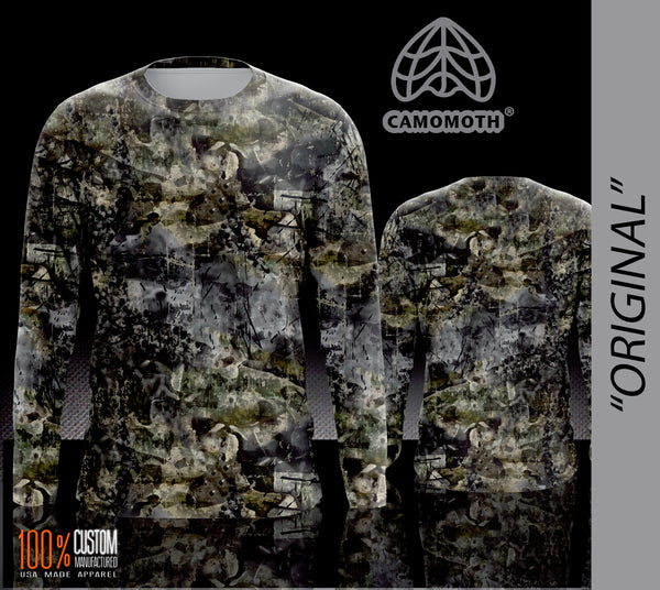 Men's Camomoth® Long Sleeve T-Shirt in Original Camomoth® Green